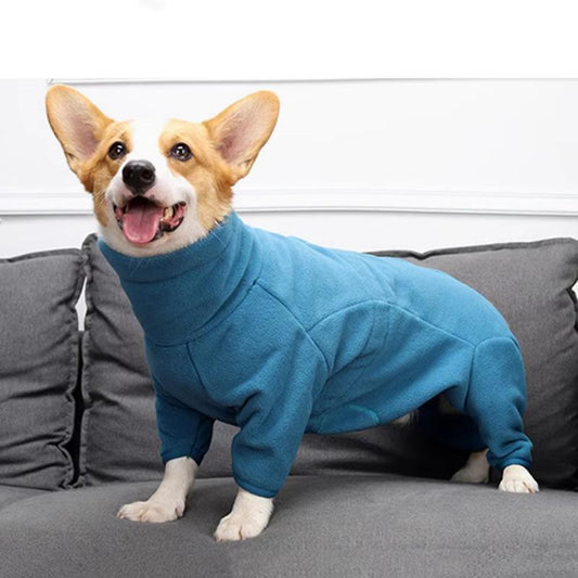 Fleece Winter Warm Jumpsuit For Small - Large Dogs