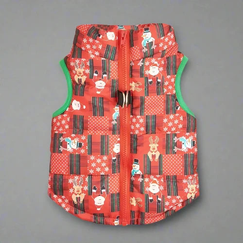 Warm Dog Christmas Winter Vest